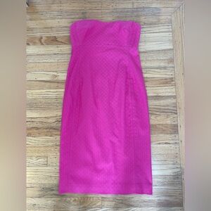 J. Crew Elegant Pink Strapless Dress, Size 8, NWT